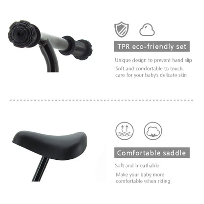 Balance Bike for 2,3,4 Years Old, Light Weight No-Pedal Toddlers Walking Bicycle with Adjustable Handlebar for Children Age 3-6