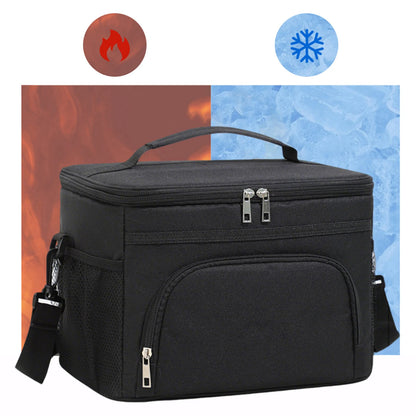 Thermal Insulated Lunch Bag with Adjustable Strap Thermal Cool Bags Portable Thermal Lunch Tote Bag for Women Men Office Work