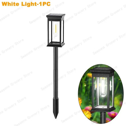 Waterproof LED Solar Lights for Garden Yard Driveway - Automatic Pathway Lighting Outdoor Landscape Lighting Auto On/Off at Dusk