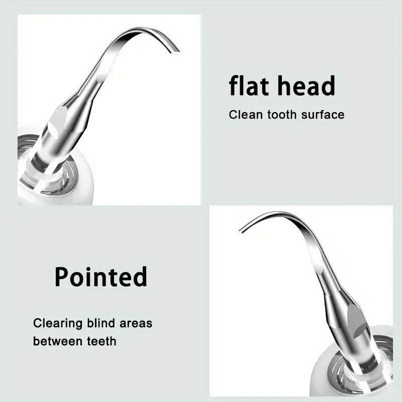 Electric Ultrasonic Dental Scaler with Oral Mirror Scaling Picks for Effective Stain Removal Surface Cleaning Gum Care Tools