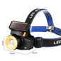 200000LM Solar LED Headlamp Rechargeable Headlight Portable Flashlight 1/2pcs