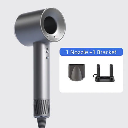 Negative ion hair dryer with high speed and no blades High power silent and quick drying Portable, suitable for home annd travel