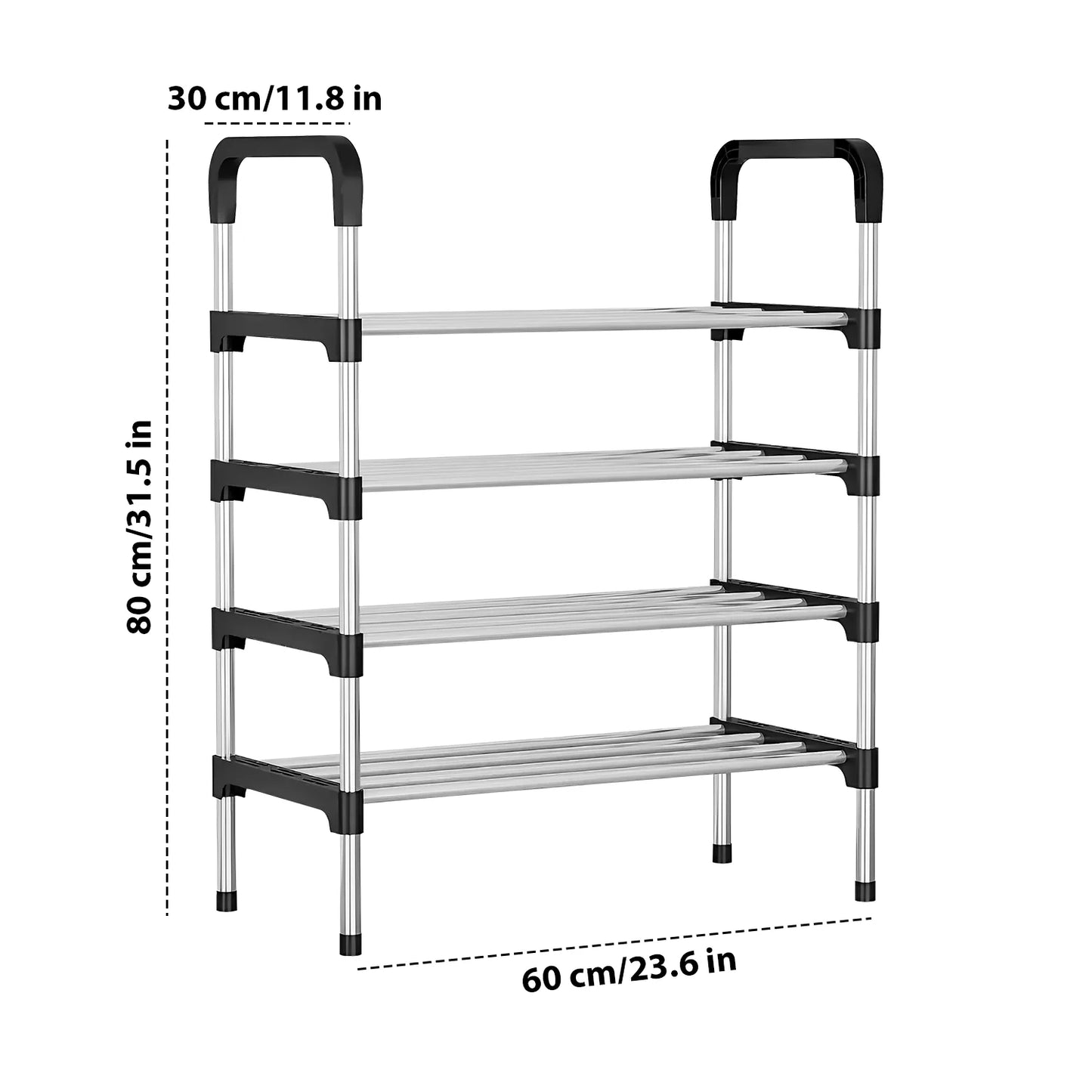 4/5/6 Layer Shoe Rack Dustproof Boots Organizer Stand Holder Shoes Storage Shelf  Shoes Storage Shelf Shoe-Cabinet