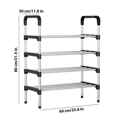 4/5/6 Layer Shoe Rack Dustproof Boots Organizer Stand Holder Shoes Storage Shelf  Shoes Storage Shelf Shoe-Cabinet