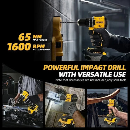 DEWALT DCD805 20V High - Performance Brushless Cordless Impact Drill & Screwdriver - Ideal for Pros & DIYers
