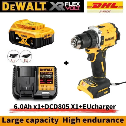 DEWALT DCD805 20V High - Performance Brushless Cordless Impact Drill & Screwdriver - Ideal for Pros & DIYers