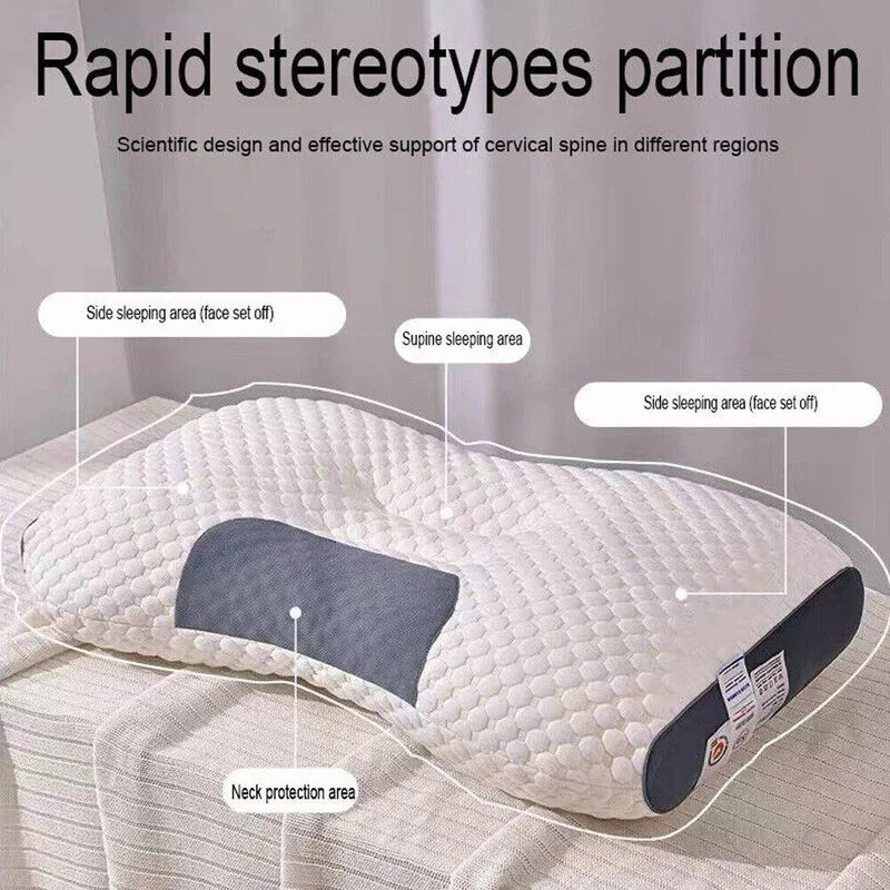 1~2PCS Memory Foam Pillows Cervical Orthopedic Support For Neck Shoulder Pain UK