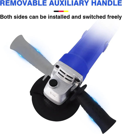 DayPlus 2000W Corded Electric Angle Grinder 115mm Disc Heavy Duty Cutting Grinding