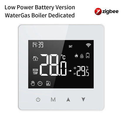 AVATTO WiFi/ZigBee Smart Thermostat,Low Power Battery Water Gas Boiler Temperature Controller For Tuya Alexa Google Home Alice