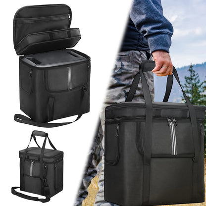 Carrying Case for BLUETTI Portable Power Station AC180 Bag Protective Case Waterproof Anti-drop with Shoulder Strap & Handle