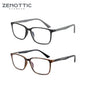 ZENOTTIC Fashion Square Anti Blue Light Blocking Reading Glasses Men Sport Readers Eyewear Unisex Anti Glare Computer Eyeglasses