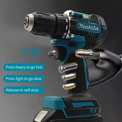 2026 Makita DDF487 10mm brushless 18V lithium-ion charging impact drill,high torque electric screwdriver Makita 18V Battery
