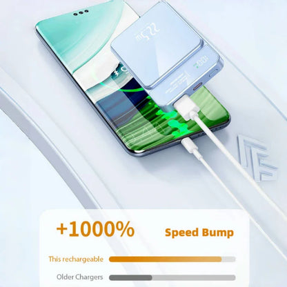 Xiaomi PD 22.5W Fast Charging Power Bank 500000mAh 15W Magsafe Wireless Charger for iPhone 16 Samsung Powerbank Magnetic Ring