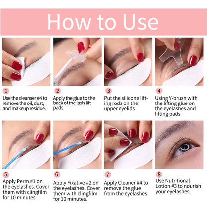 Dropshipping ICONSIGN Lash Lift Kit Lifiting Eyelash Enhancer Calia Set Lashes Perm Eyes Makeup Tools Can Do Your Logo