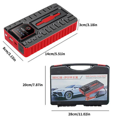 49800Mah Car Jump Starter Pack Booster Battery Charger Emergency Power Bank 12V