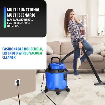 DayPlus 3 In 1 Vacuum Cleaner Wet And Dry Bagless Cylinder Compact Floor Cleaning Powerful HEPA Filter with Blower Function, 15L