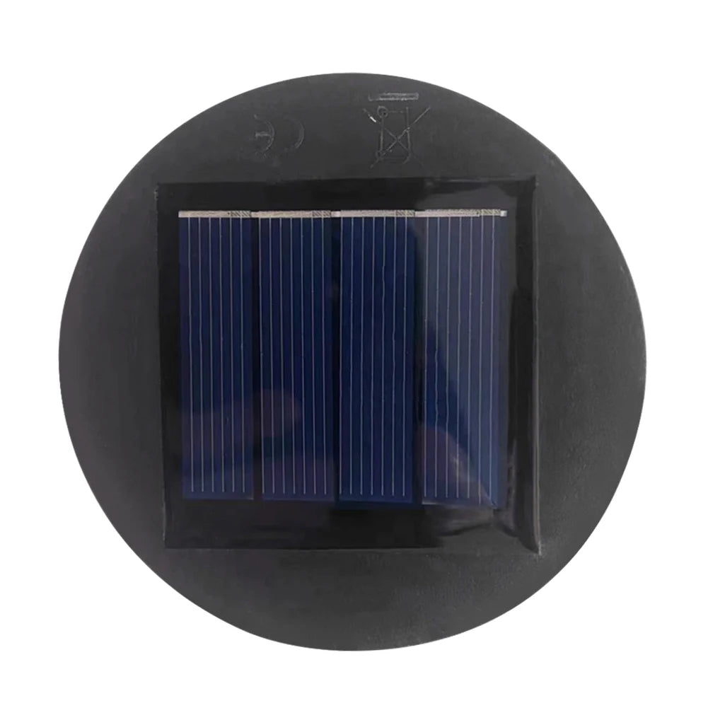 Solar Lights Replacement Top Lid Lights Replacement IP44 Waterproof 1.2 V 600 MAh 7LM with Switch for Outdoor Hanging Lanterns