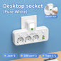 EU Plug AC Socket Power Board Multi-layer Wall Socket Universal Network Filter with Or Without USB Independent Switch Light Adap