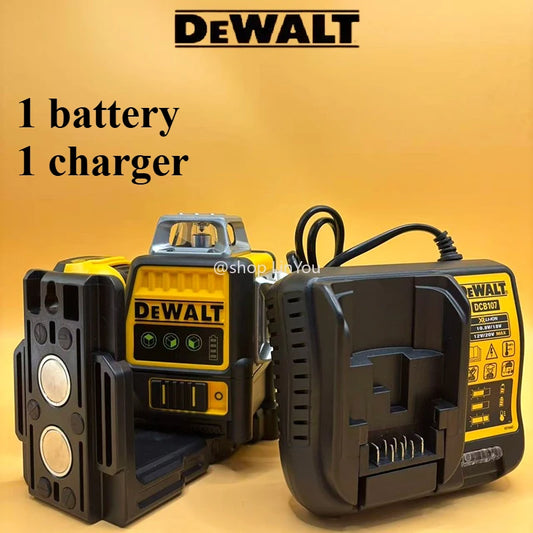 DEWALT DW089LG 12V Laser Level Self Levelling 12 Line 3 Sides*360 Degree Self-Leveling Horizontal And Vertical Cross Line Tools