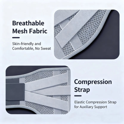 Back Brace Adjustable Waist Belt Support Brace for Lumbar Trainer Sweat Belt Comfortably Breathable for Assistance