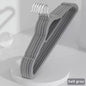 10Pcs Flocked Hanger Home Non-slip Velvet Hangers Elegant Coat Clothes Hanger Strong Durable Racks Hanger