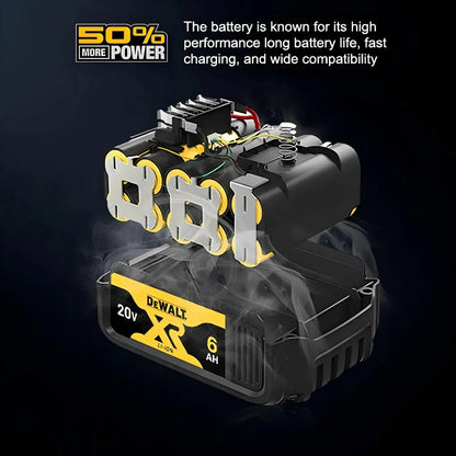 100% Original DeWalt 20V/60V 2.0Ah-9.0Ah MAX Battery Power Tool Replacement For DCB184 DCB181 DCB182 DCB200 Battery.