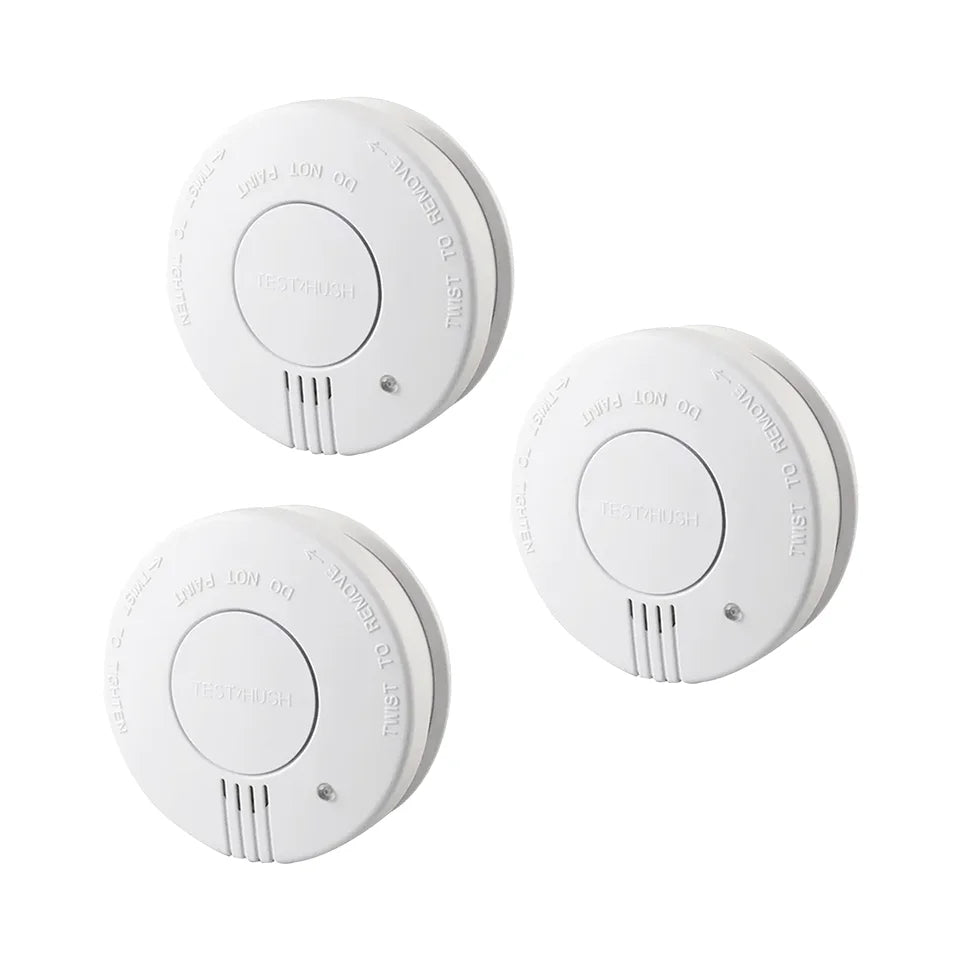 Smoke Detector 9V Replaceable Battery Smoke And Fire Alarm Smoke Sensor Low Battery Beep For Kitchen Bedroom Office CE EN14604
