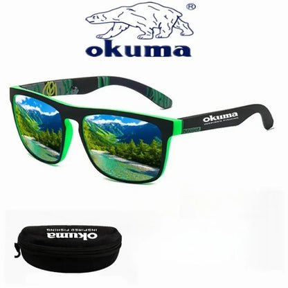 Okuma Polarized Fishing Glasses, UV Protection Outdoor Fishing Sunglasses with Case, Limited Time Discount Fishing Eyewear for A
