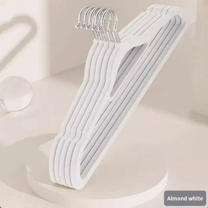 10Pcs Flocked Hanger Home Non-slip Velvet Hangers Elegant Coat Clothes Hanger Strong Durable Racks Hanger