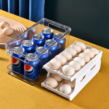 【Lifeideas】2-Layer Scrolling Egg Holder Storage Rack