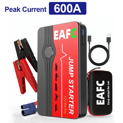 2000A/1200A High Power Car Battery Jump Starter Portable Car Battery Booster Charger Booster Power Bank Starting Device USB Port