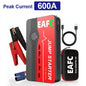2000A/1200A High Power Car Battery Jump Starter Portable Car Battery Booster Charger Booster Power Bank Starting Device USB Port