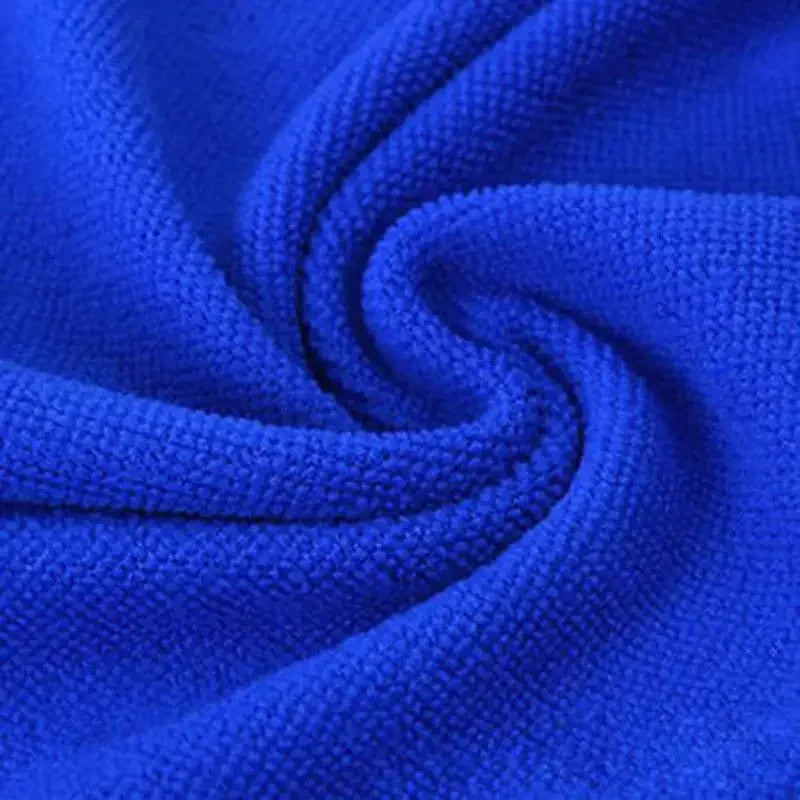 10Pcs Car Cleaning Detailing Soft Cloth Bulk Towels Microfibre Polish Clean Blue