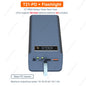 T21 Battery Storage Box 21*18650 with Flashlight Power Bank Case Battery Holder Box Dual USB 18650 Battery DIY Shell Storage