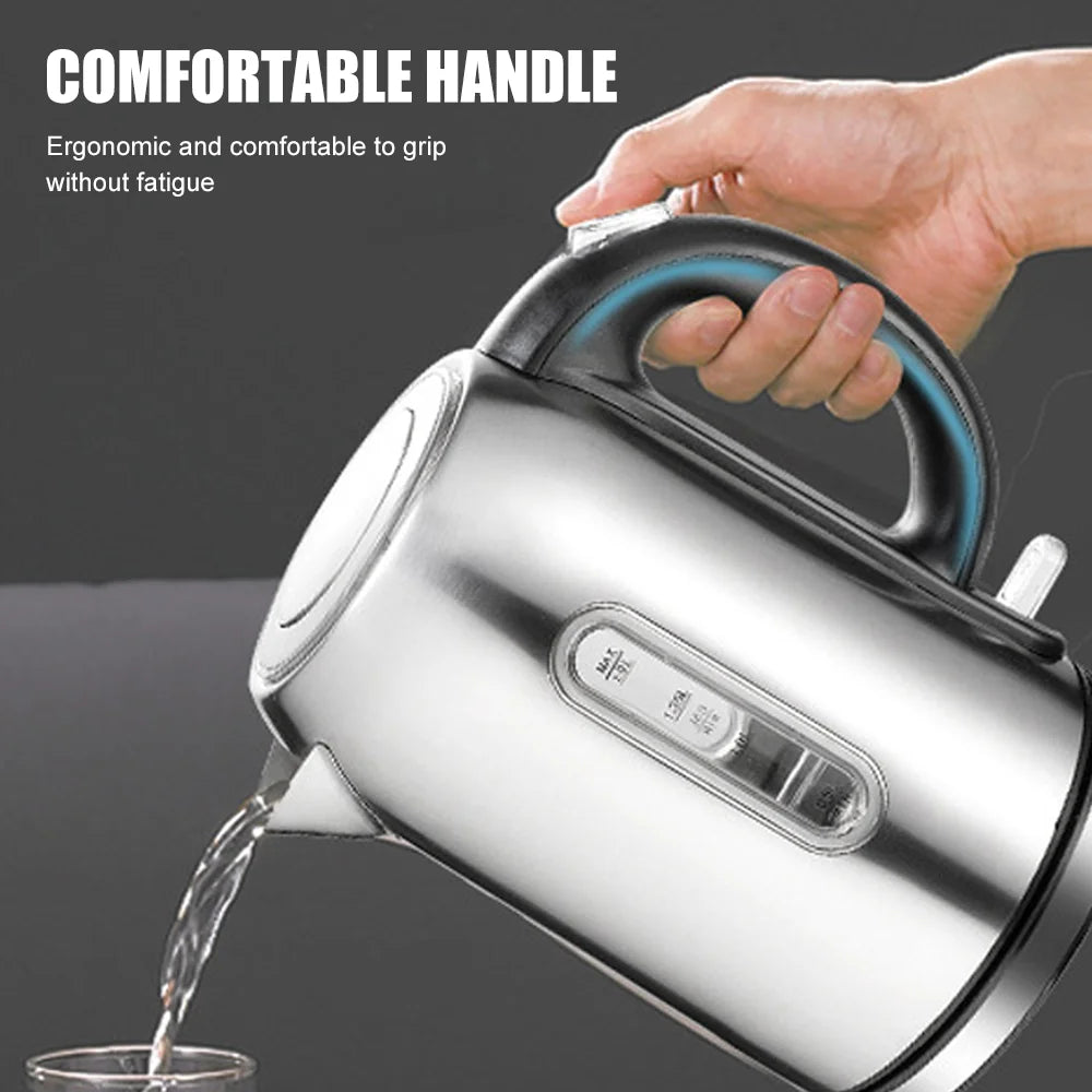 1850-2200W Electric Kettle 1.7L Electric Water Boiler Stainless Steel Electric Boiler Home Kettle Auto-off overheat protection