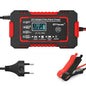 Car Battery Charger 12V 6A Touch Screen Pulse Repair LCD Fast Power Charging Wet Dry Lead Acid Digital LCD Display
