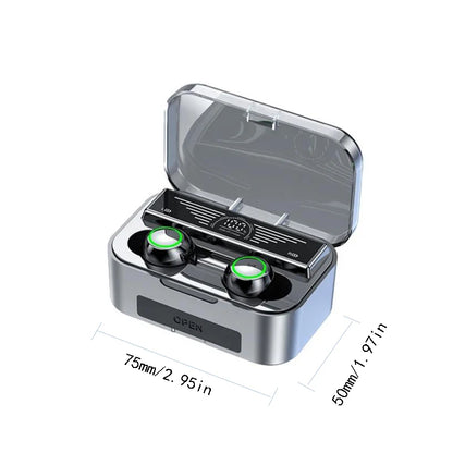 Soleeanre Wireless Headphones Stereo Earphone Gaming Headset Low Latency HD Calling Heavy Bass Earbuds With Microphone Supports