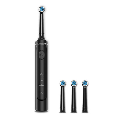 DrYadent Rotating Toothbrush YD2233 2mins Smart Timer with 3 Intelligence Modes Long-Lasting Usage with 4 Brush Heads Gum Cares