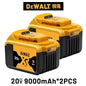 DeWALT 100% Original Battery 20V/60V 6Ah 9Ah MAX FlexVolt for DCB606 DCB205 DCB206 DCB209 DCB182 Power Tool with Charger