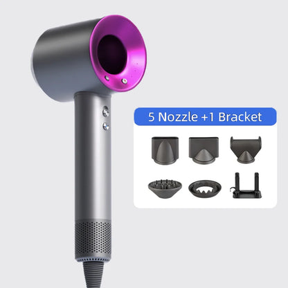 Negative ion hair dryer with high speed and no blades High power silent and quick drying Portable, suitable for home annd travel