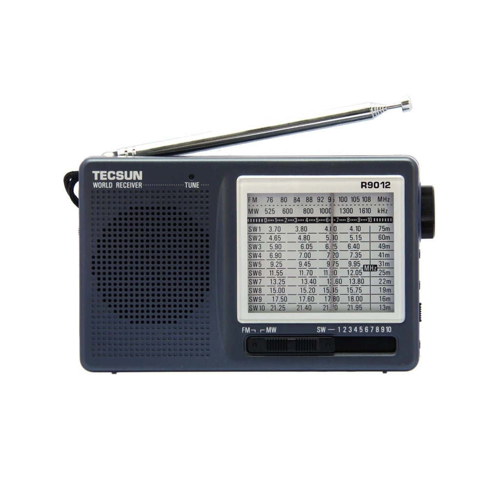 XHDATA D-219 Portable Pocket Radio TECSUN R-9012 FM AM SW Receiver Great Sound Headphone Jack for Elderly Home Outdoor Travel
