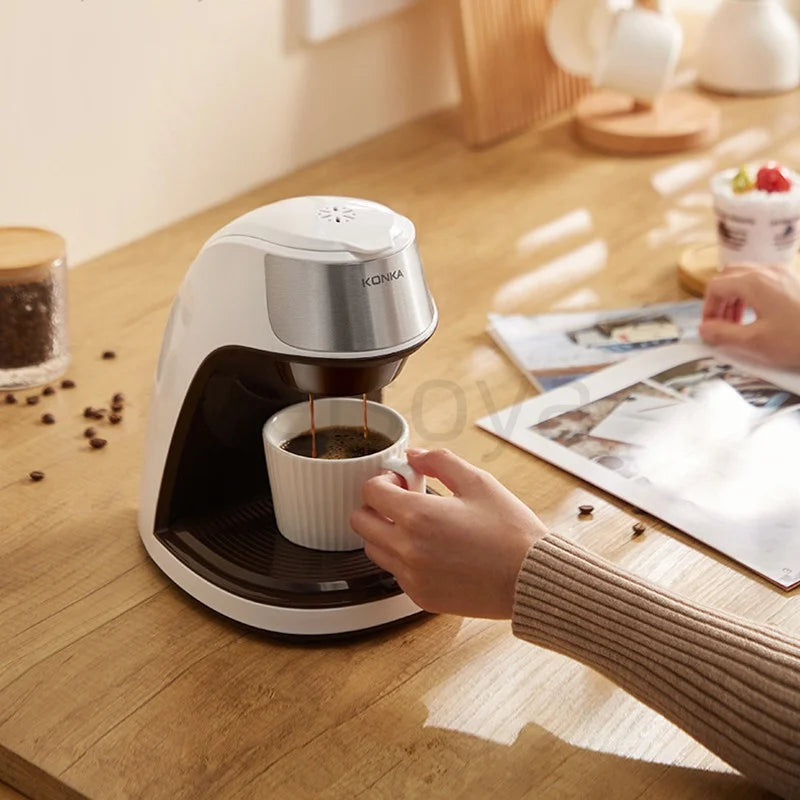 Household small automatic coffee machine office brewing tea machine drip coffee machine