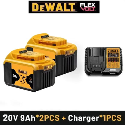100% Original DeWalt 20V/60V 2.0Ah-9.0Ah MAX Battery Power Tool Replacement For DCB184 DCB181 DCB182 DCB200 Battery.