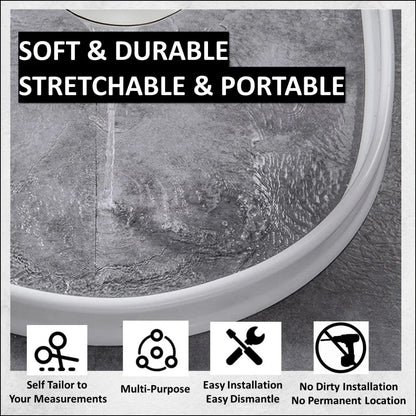 Bathroom Silicone Bendable Water Retaining Strip Shower Water Barrier Highl for Kitchen Separation Shower Accessories