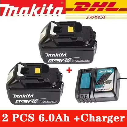 Makita 100%Original DDF487 Cordless Driver Drill 18V Brushless Electric Impact Screwdriver Rechargeable Power Tool