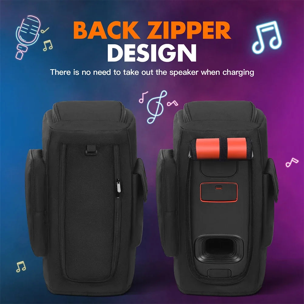 Speaker Dust Cover For JBL PARTYBOX 110/Club 120 Bluetooth Speakers Dust Case Waterproof Double-Sided Storage Bag Zipper Closure