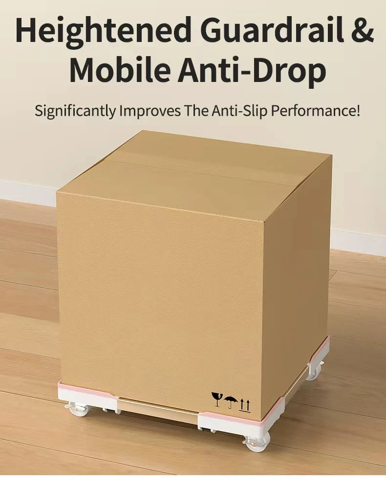 Mobile Extendable Computer Cart Adjustable Stand With Universal Wheels For Office CPU Tower Anti Slip Breathable Design