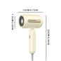 1900W Negative Ion Hair Dryer Low Noise Strong Wind Fast-Drying with Nozzle for Home and Travel Hair Dryer Portable