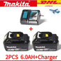 Original Makita Battery DDF487 Cordless Driver Drill Brushless Electric Impact Screwdriver Rechargeable  battery Power Tool