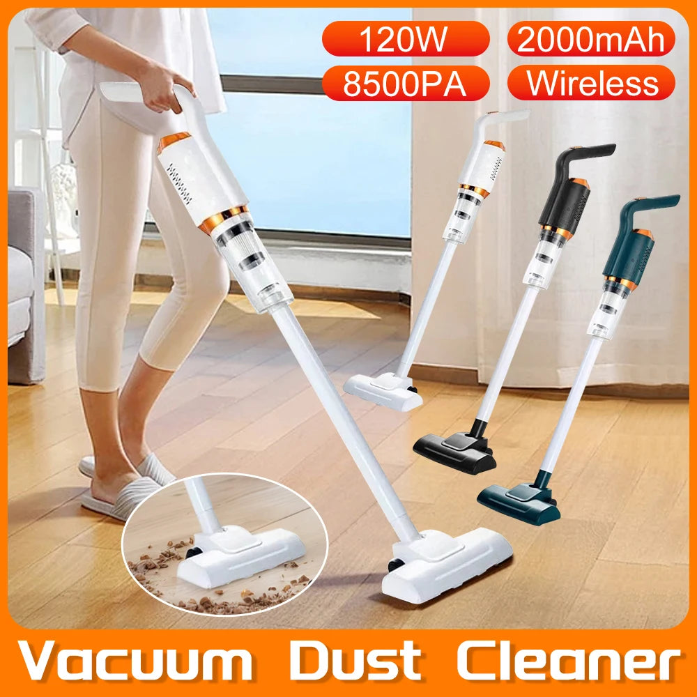8500PA Wireless Handheld Vacuum Cleaner Portable Wireless Car Vacuum Cleaner Cordless Cleaning Robot 120W Home Vacuum Cleaner